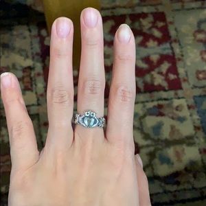 Adorned Claddagh Ring